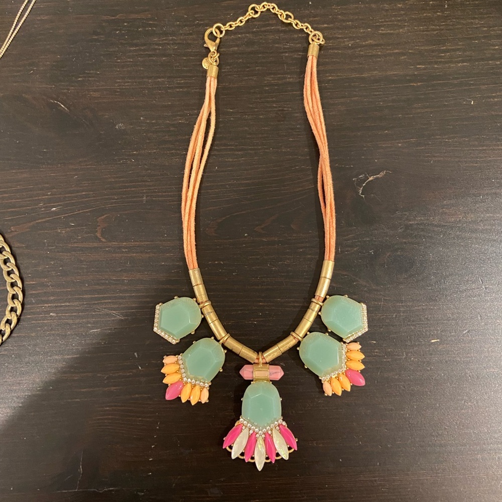 Bright statement necklace from J Crew